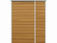 Tuinhuisje lichtbruin gegalvaniseerd staal afm ± 191x130x198 - afbeelding 6 van  7