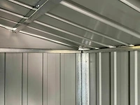 Tuinhuisje lichtbruin gegalvaniseerd staal afm ± 191x130x198 - afbeelding 7 van  7