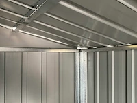 Tuinhuisje lichtbruin gegalvaniseerd staal afm ± 191x215x193 - afbeelding 8 van  8