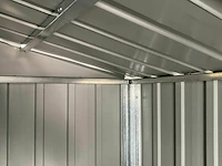 Tuinhuisje lichtbruin gegalvaniseerd staal afm ± 191x215x193 - afbeelding 9 van  9