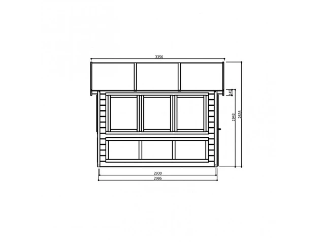 Tuinhuisje merano - afbeelding 3 van  3