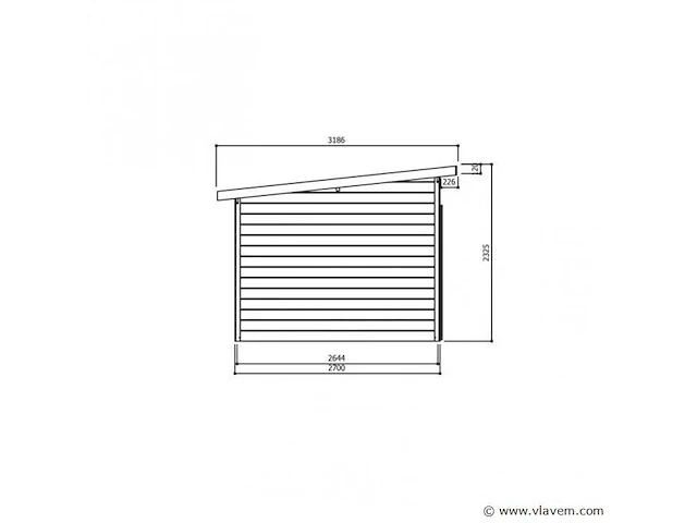 Tuinhuisje venezia - afbeelding 3 van  3