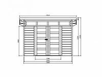 Tuinhuisje verona - afbeelding 2 van  3