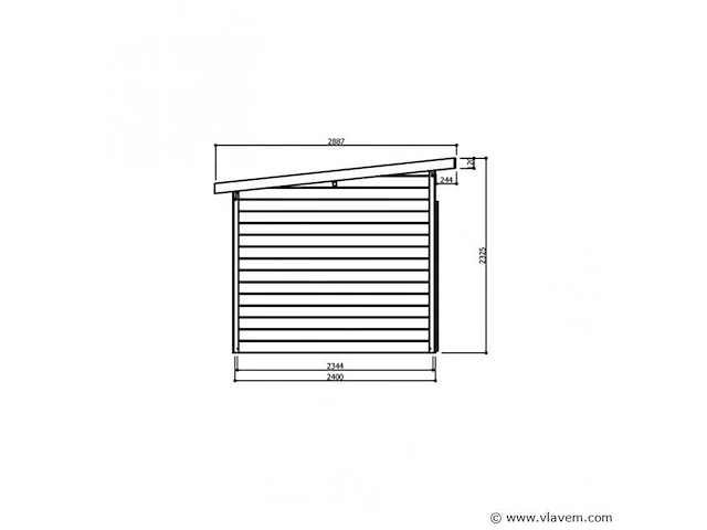 Tuinhuisje verona - afbeelding 3 van  3