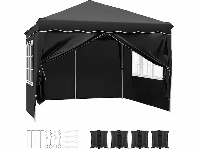 Tuinhuisjeppable 3x3 - zwart - afbeelding 2 van  7