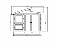 Tuinhuisje/serre merano - afbeelding 2 van  3