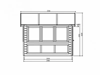 Tuinhuisje/serre merano - afbeelding 3 van  3