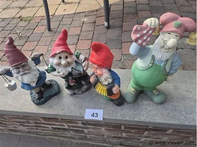 Tuinkabouters 4 stuks - afbeelding 1 van  3