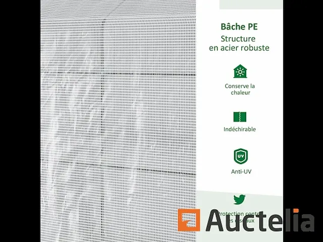 Tuinkas 2 tabletten zon. 1.86l x 1.2w x 1.9h m m - afbeelding 7 van  9
