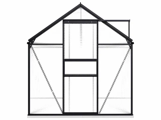 Tuinkas met onderstel antraciet aluminium 5,89 m² - afbeelding 2 van  6