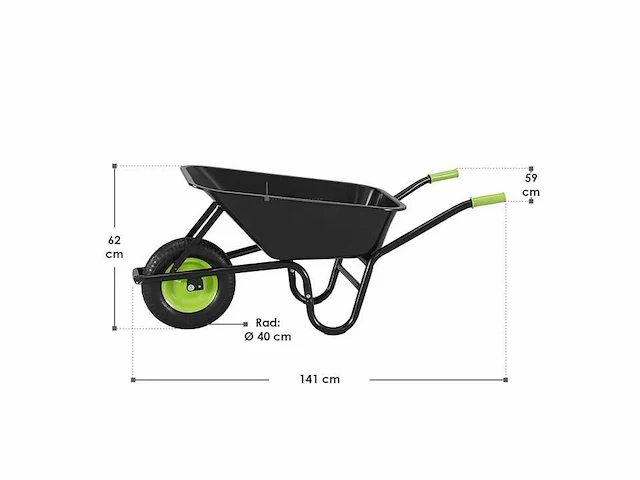 Tuinkruiwagen 100 l - afbeelding 7 van  7