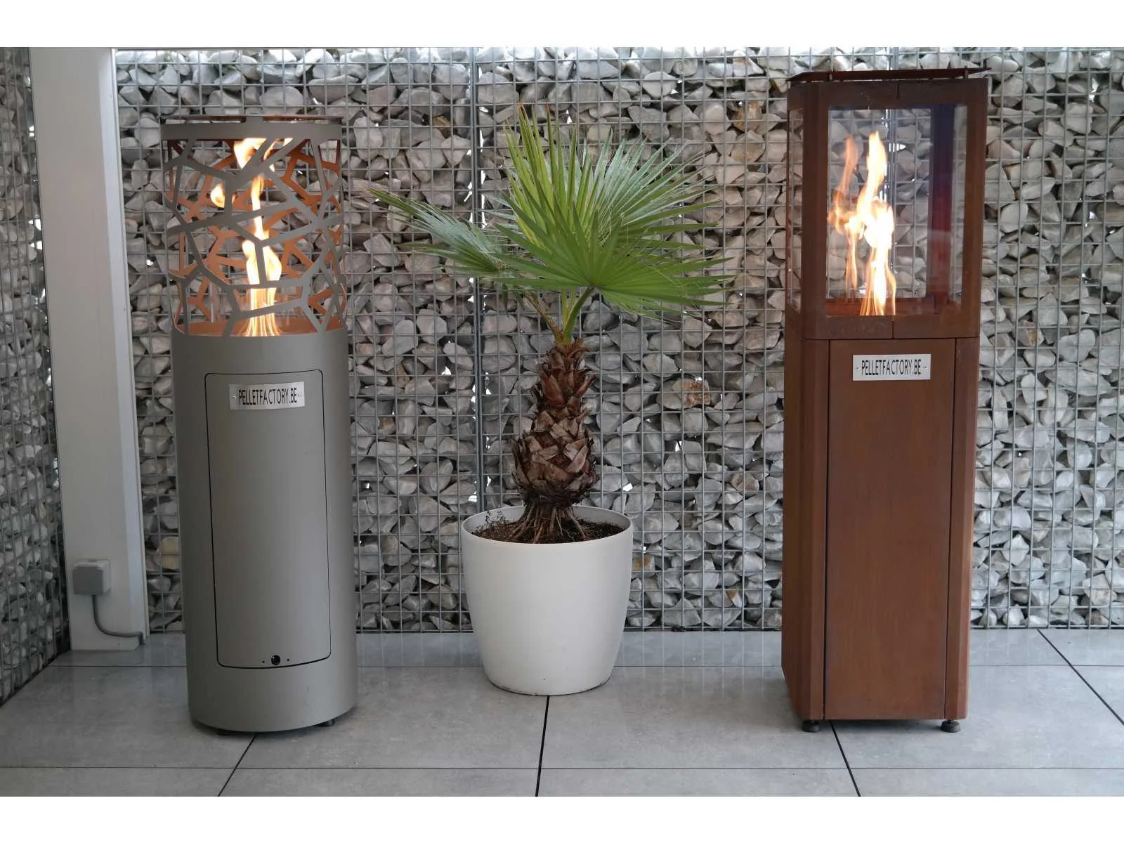 Tuinmateriaal, kachels, bomen en planten