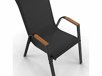 Tuinmeubelen - tafel 190 cm - 8 stapelbare stoelen - afbeelding 9 van  9