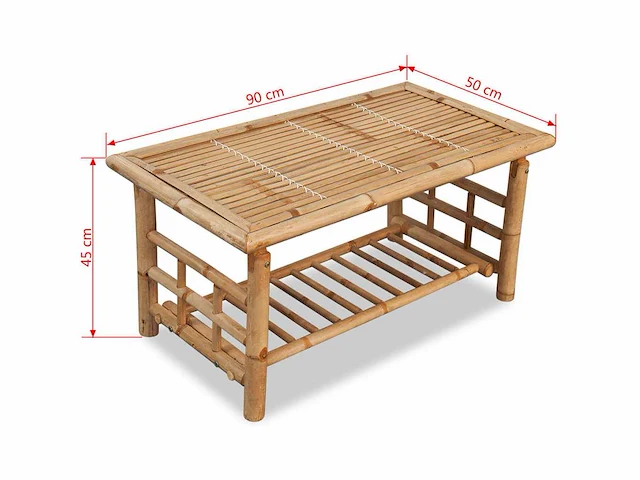 Tuinmeubelen 4 stuks met bamboe kussens - gratis verzending alleen in belgië - afbeelding 5 van  8