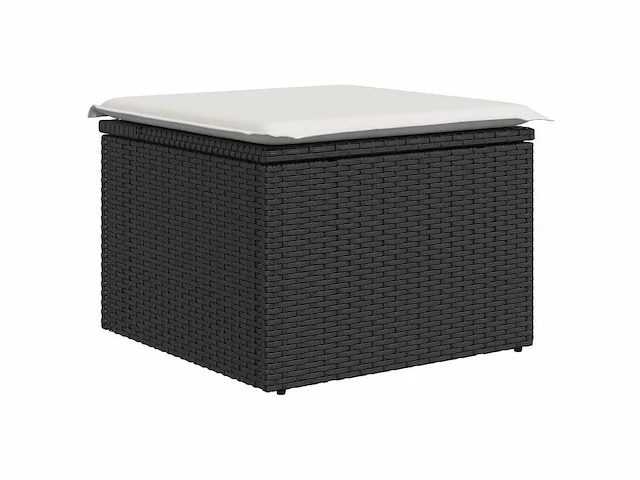 Tuinmeubelen 5 stuks met zwarte hars kussens - afbeelding 5 van  8