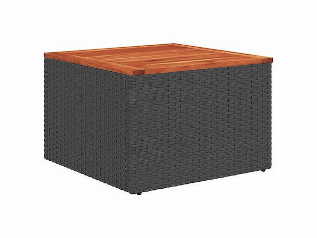 Tuinmeubelen 5 stuks met zwarte hars kussens - afbeelding 6 van  8