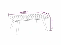 Tuinmeubelen 6 stuks met kussens massief acaciahout - afbeelding 5 van  9