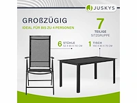 Tuinmeubelen aluminium 6+1 — 6 stoelen - afbeelding 2 van  2