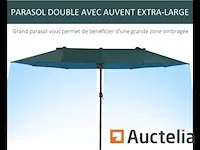 Tuinparaplu xxl parasol groot formaat 4.6lx2.7l x2.4h - afbeelding 4 van  7