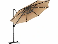 Tuinparasol 300 cm, 28 solar leds, upf 50+ - afbeelding 1 van  4
