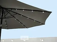 Tuinparasol met ledlicht - afbeelding 2 van  2