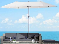 Tuinparasol voor buiten - dubbele parasol - afbeelding 1 van  6