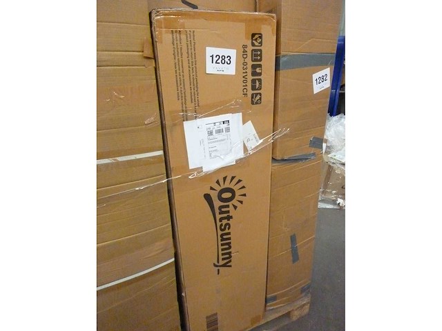 Tuinparasol voor buiten dubbele rechthoekige parasol - afbeelding 6 van  6