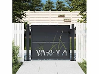 Tuinpoort - antraciet staal - afbeelding 2 van  9