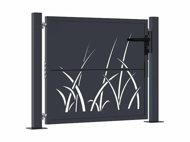 Tuinpoort - antraciet staal - afbeelding 3 van  9