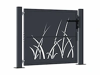 Tuinpoort - antraciet staal - afbeelding 3 van  9