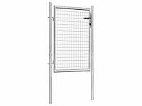 Tuinpoort - gegalvaniseerd staal - zilver - afbeelding 3 van  6