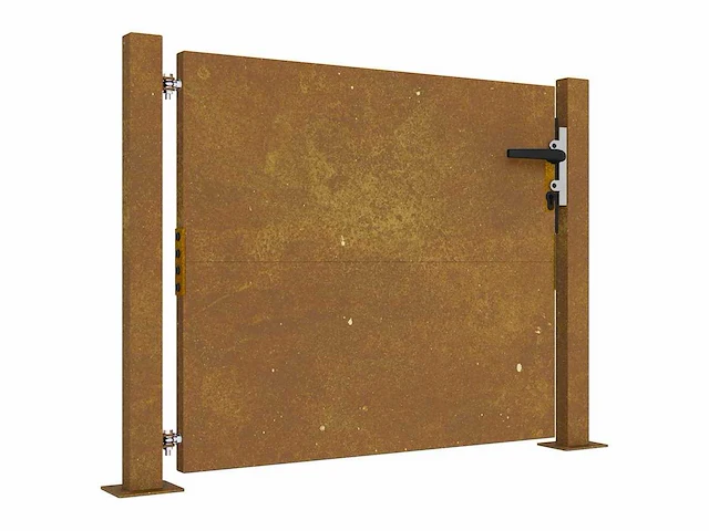 Tuinpoort 105x80 cm cortenstaal - afbeelding 2 van  8