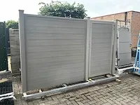 Tuinpoort met composiet paneel - afbeelding 1 van  6