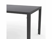 Tuinset - 8 zitplaatsen in antracietgrijs, textileen en gehard glas - afbeelding 4 van  7