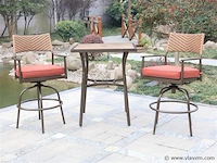Tuinset 3-delig - barset hoog - afbeelding 1 van  3