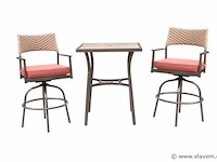 Tuinset 3-delig - barset hoog - afbeelding 2 van  3