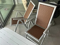 Tuinset 4 stoelen en tafeltje - afbeelding 4 van  10