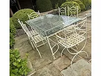 Tuinset gietijzer met 6 stoelen - afbeelding 1 van  9