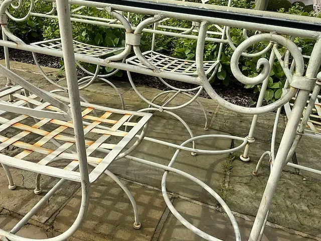 Tuinset gietijzer met 6 stoelen - afbeelding 4 van  9