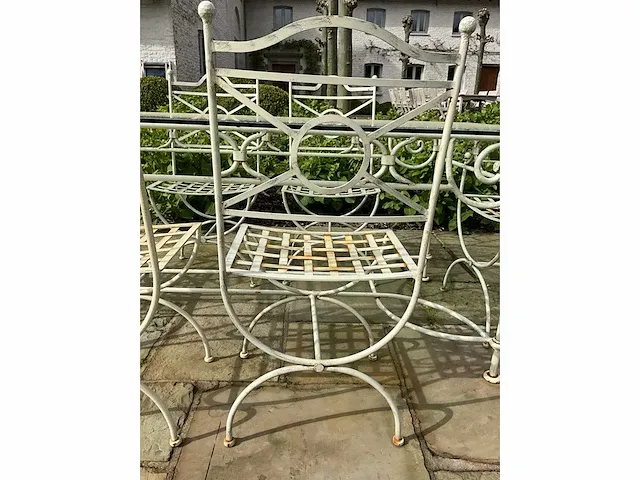 Tuinset gietijzer met 6 stoelen - afbeelding 5 van  9
