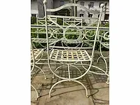Tuinset gietijzer met 6 stoelen - afbeelding 5 van  9