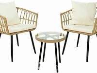 Tuinset lounge met kussens tafel - afbeelding 1 van  5