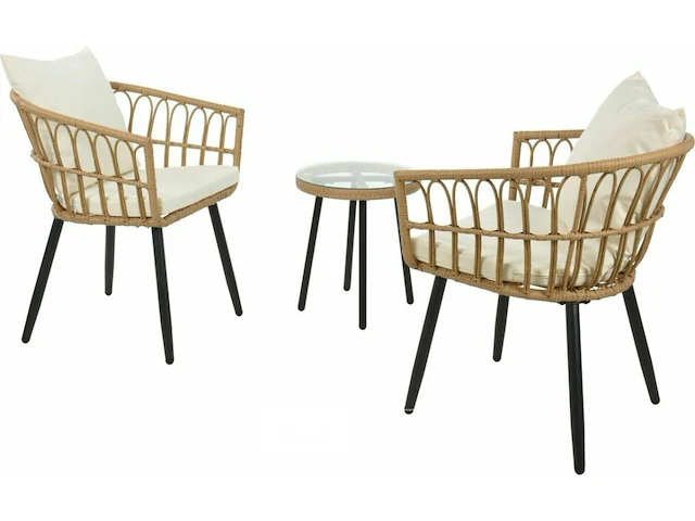 Tuinset lounge met kussens tafel - afbeelding 5 van  5