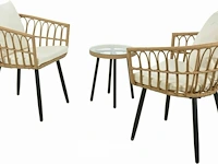 Tuinset lounge met kussens tafel - afbeelding 5 van  5