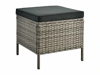 Tuinset met bank, tafel en 2 krukken - afbeelding 5 van  7