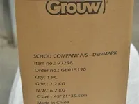 Tuinslang 20m met haspel muurbevestiging + spuitpistool grouw - afbeelding 3 van  3