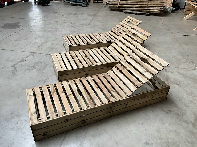 Tuinstoel - ligbed grenen - afbeelding 2 van  6