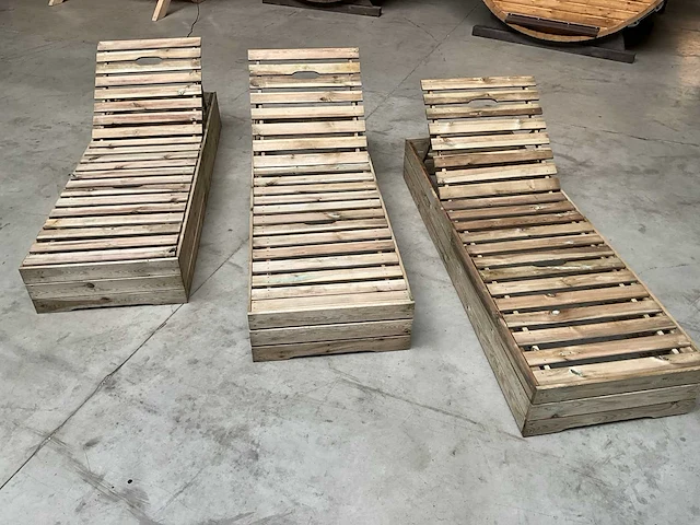 Tuinstoel - ligbed grenen - afbeelding 6 van  6