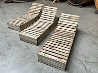 Tuinstoel - ligbed grenen - afbeelding 1 van  6