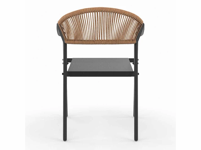 Tuinstoelen - riet en textileen (x8) - afbeelding 10 van  10